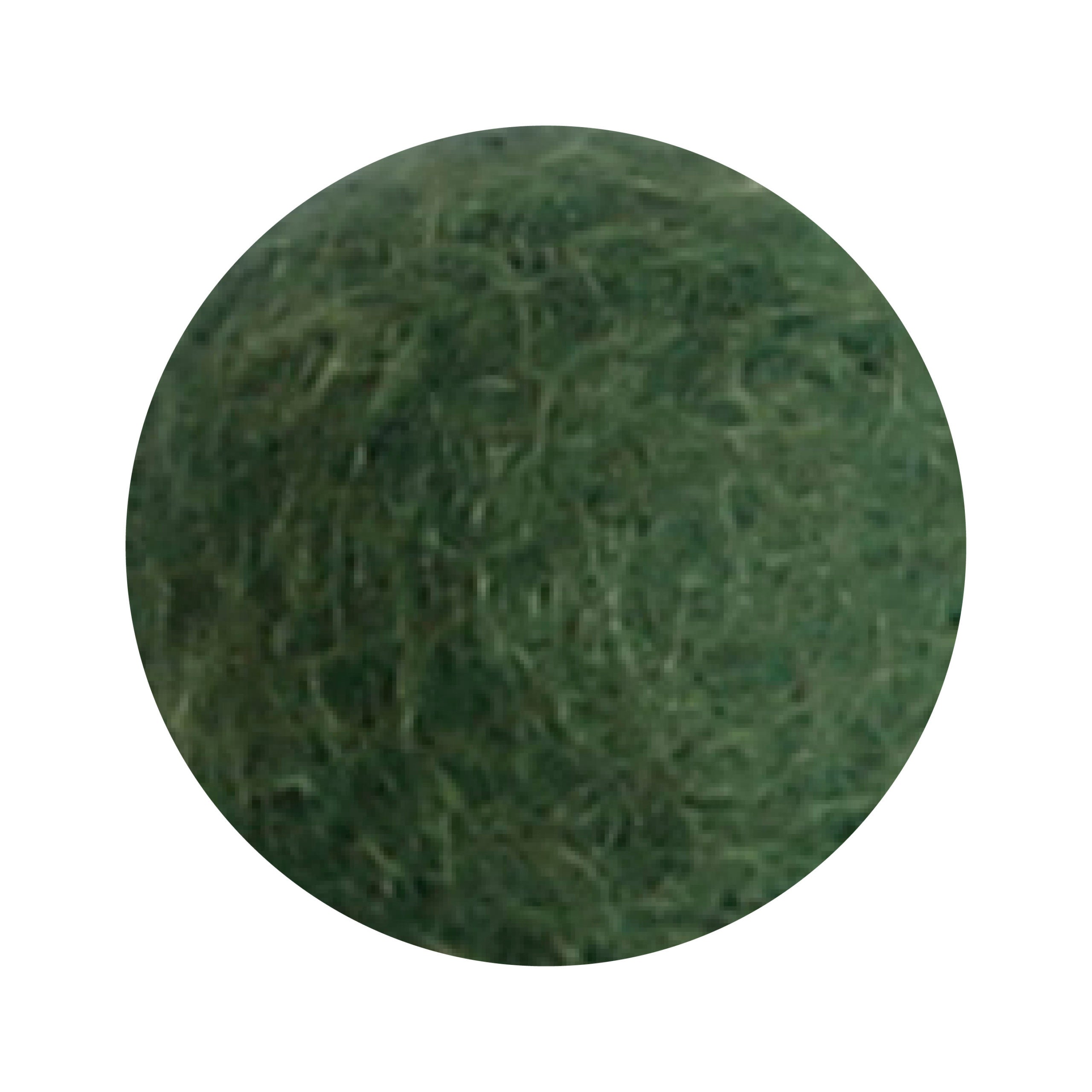 Felt Flowers - Blossom Small (2cm) - Green (Forest)